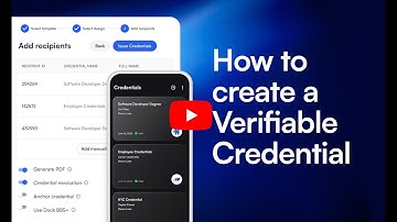 How to Create a Verifiable Credential (Dock Certs Walkthrough)
