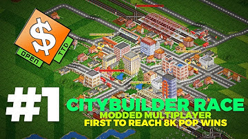 OpenTTD CityBuilder Modded Multiplayer - Close Competition - Part 1