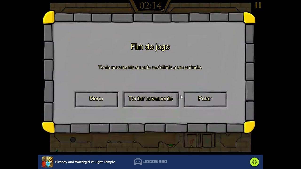 Jogo Fireboy and Watergirl 2: Light Temple no Jogos 360