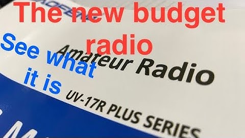 Baofeng UV-17R Plus Series