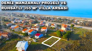 2232- Gönende Deni̇z Manzarali Projeli̇ Ve Ruhsatli 355 M² Vi̇lla Arsasi