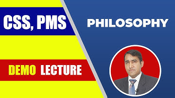 Philosophy CSS PMS | CSS Philosophy | PMS philosophy | Sir Amjad Rouf | Study RIver