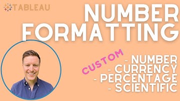 How to do Number Formatting in Tableau