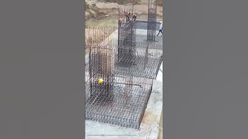Footing reinforcement Work in process #viral #shortsvideo  #civilengineer #viralvideo #building #