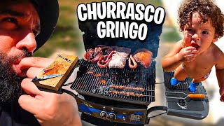 A GENTE COMEU CHURRASCO GRINGO!