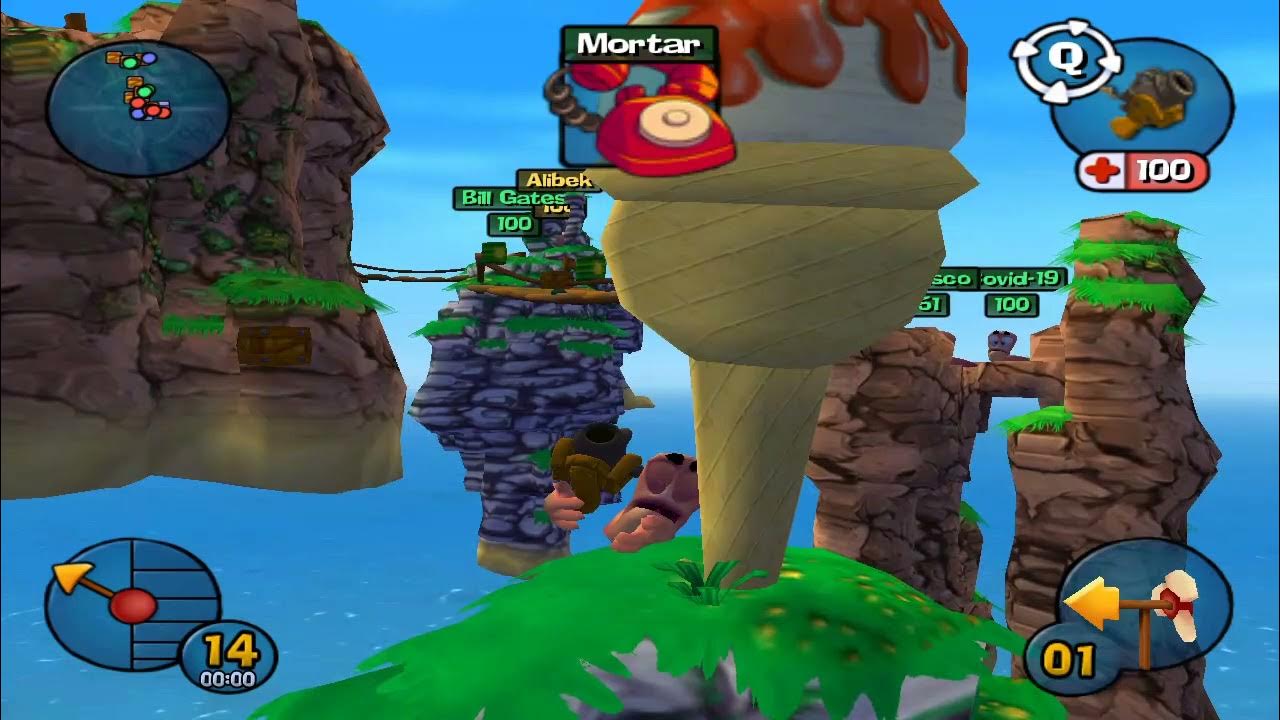 Worms 3D Multiplayer Fight| Вормс 3Д мультиплеер онлайн соревнование ...