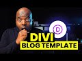 Divi blog post template design using Divi Theme Builder