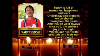 Tarrick Isidore ~ Memorial