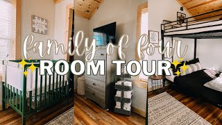 BEDROOM TOUR! // Family of 4 in ONE BEDROOM!