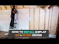 How To Install a Shiplap Wall