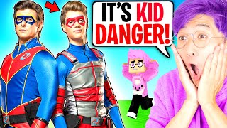 Can We Help KID DANGER & CAPTAIN MAN In MINECRAFT?! (Henry Danger LankyBox Minecraft Movie!) screenshot 3
