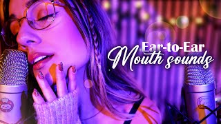 ASMR | Ear-to-Ear Mouth Sounds for Sleep & Relaxation ❤️