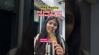 Placements Realities of Top B school #mbaplacements #mba #iim #trending #viral #fyp #ytshorts #reels