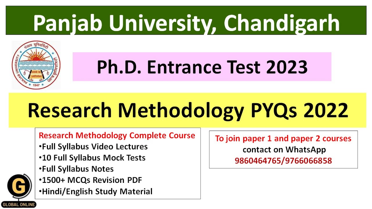 panjab university phd thesis guidelines