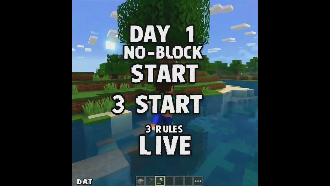 Day 1 NO‑BLOCK Start (3 rules to live)  
