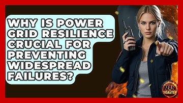 Why Is Power Grid Resilience Crucial For Preventing Widespread Failures? - Man vs. Disaster