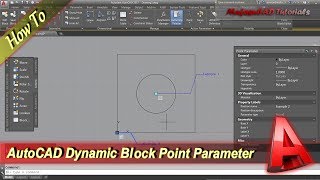 Autocad Tutorial Dynamic Block Point Parameter