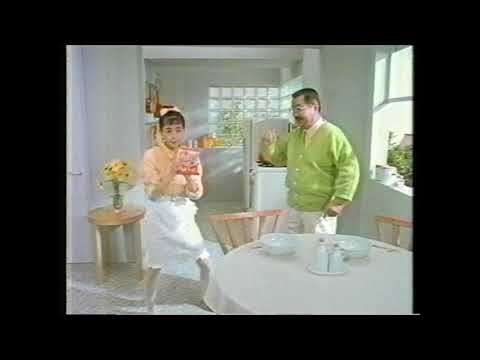 懐かCM　１９９０年　２月　サッポロ一番　みそラーメン　ゆうゆ　岩井由紀子　藤岡琢也