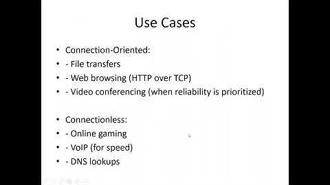 Connectionless and Connection-Oriented Communication | Computer Network