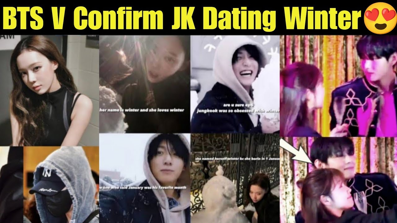 BTS V Confirm JK Dating Winter 😍 Taehyung Confirm Jungkook Dating Aespa
