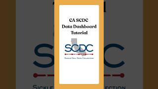Using the CA SCDC Data Dashboard #publichealth #scd #sicklecelldisease