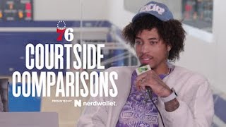 Courtside Comparisons Presented by NerdWallet featuring Kelly Oubre JR