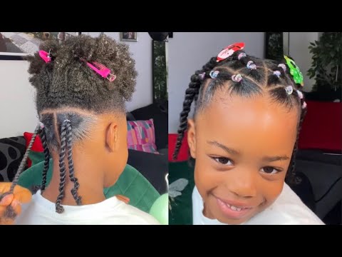 40 Easy Rubber Band Hairstyles on Natural Hair To Try in 2024 - Coils and  Glory | Braided ponytail hairstyles, Hair ponytail styles, Feed in braids  hairstyles