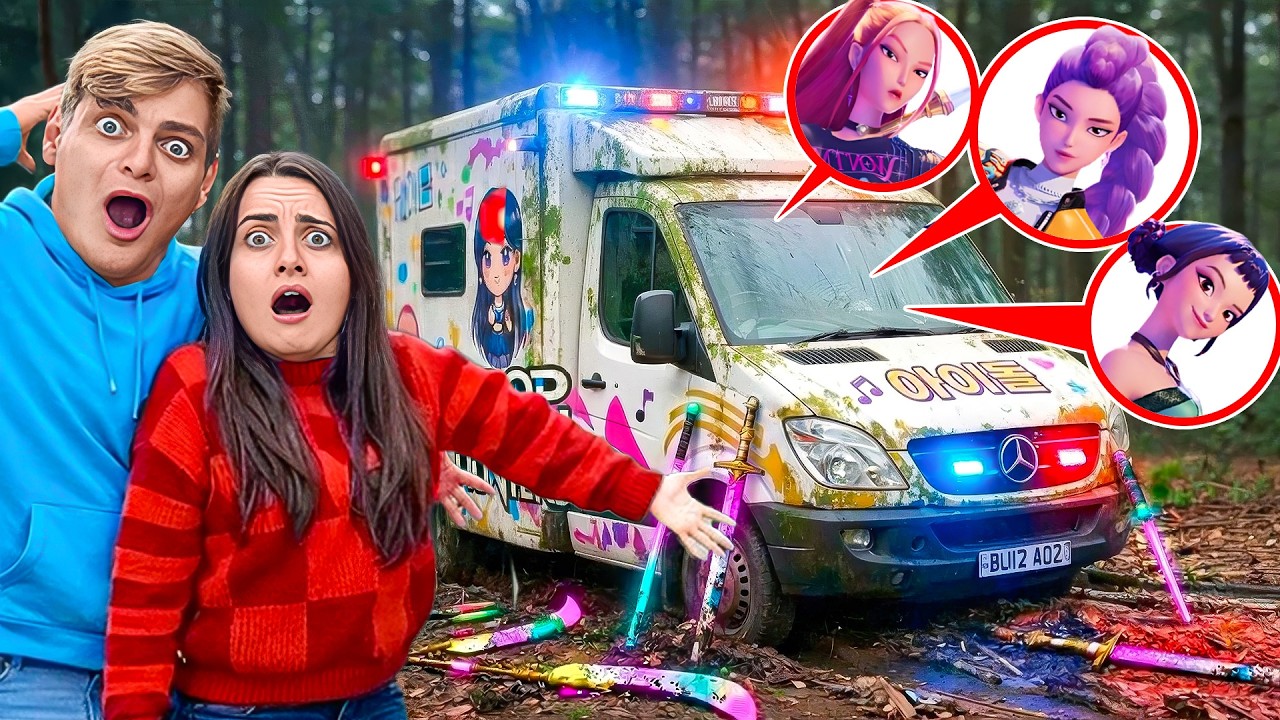 Мы нашли заброшенный грузовик охотников на демонов из K-Pop! Существуют ли Охотницы в реальной жи...