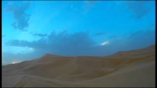 Таймлапс, Закат в Сахаре. Timelapse, Sunset in the Sahara