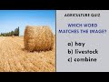 Agricultural Vocabulary Quiz