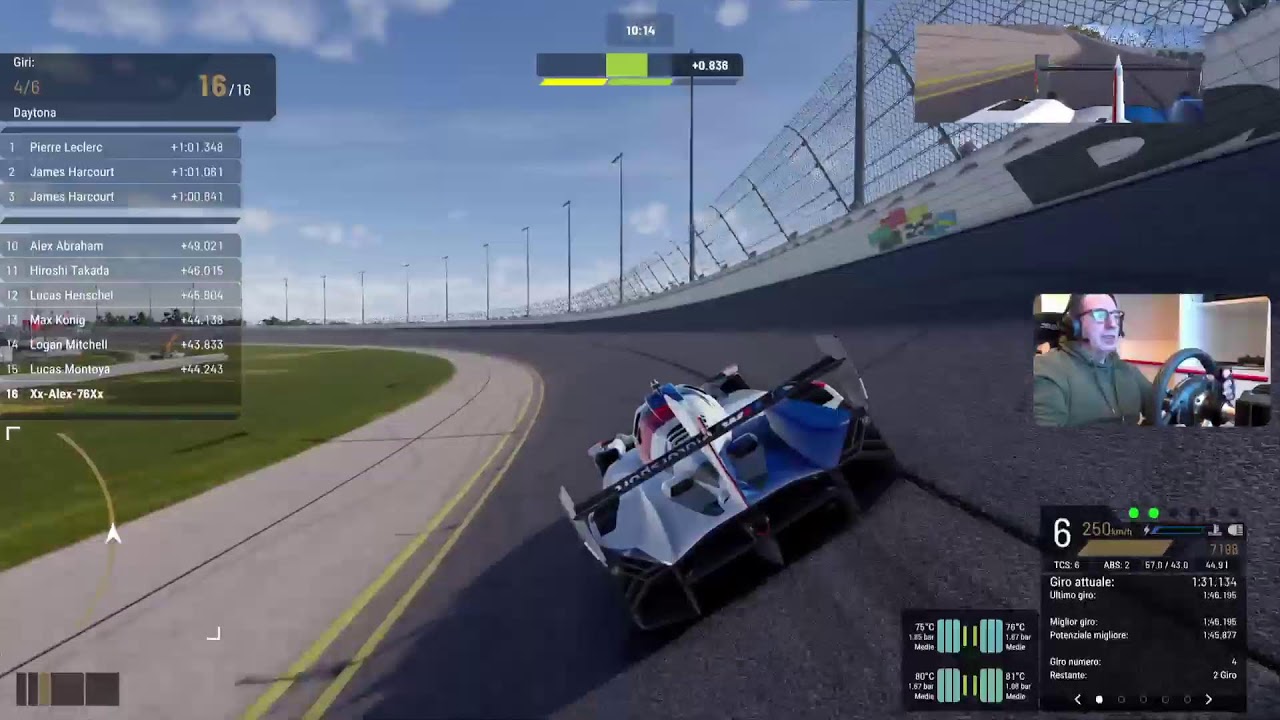 Project Motor Racing PS5 BMW M HyBrid V8 MY 23 Pista Daytona Week-end Di Gara