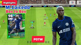 Highlights | M.Caicedo | Box to Box | POTW |#efootball2024