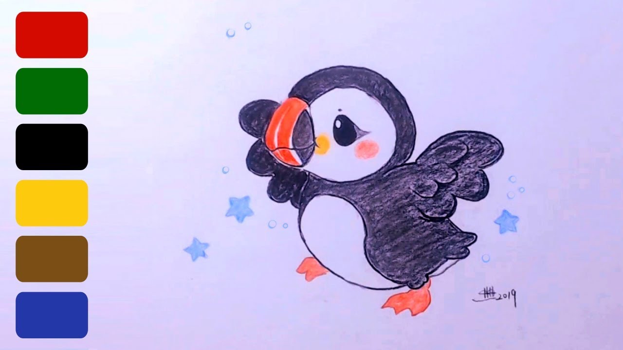 Featured image of post How To Draw A Puffin For Kids Today we re learning how to draw a funny cartoon puffin