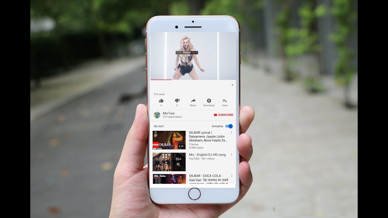 Youtube New Feature Swipe to Play Next & Previous Videos in iPhone ...