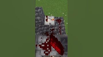 Easy Minecraft Flame Thrower 🔥 #minecraft #tutorial #gaming #flamethrower