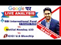 LIVE Analysis - SBI International - US Equity | Motilal Oswal nasdaq 100 | ICICI U.S Bluechip Fund