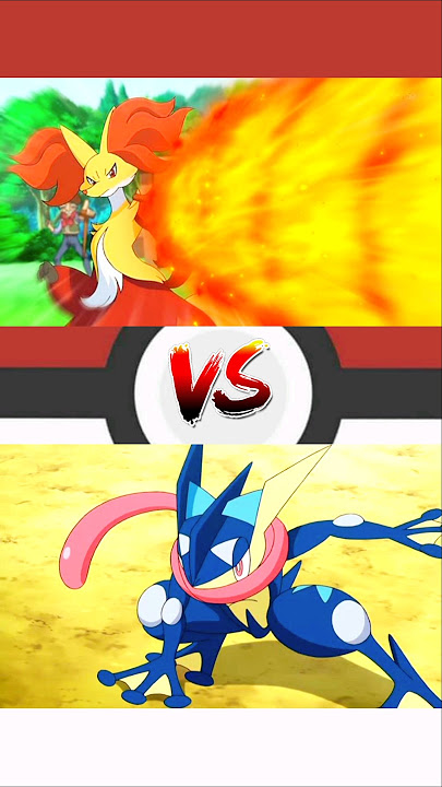 Greninja VS Delphox🔥 | 1V1 Ultimate Showdown Battle | #pokemon #greninja #delphox