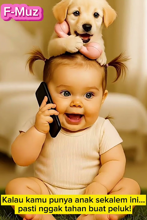 Telpon Mama Dulu, Yah~ 🍼🐶 | Bayi & Anjing Lucu Banget!