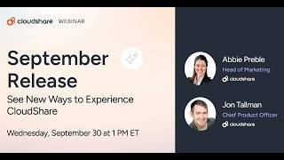 CloudShare September 2026 Release: New Ways to Experience CloudShare