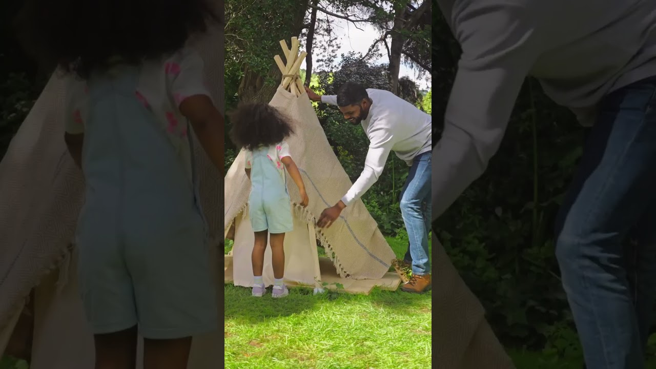 DIY Comment construire une tente de jeu #stihlfrance #diy