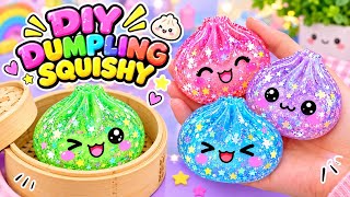 Diy viral dumpling squishy / how to make a squishy at home/ things to do when you’re bored 😑 TikTok
