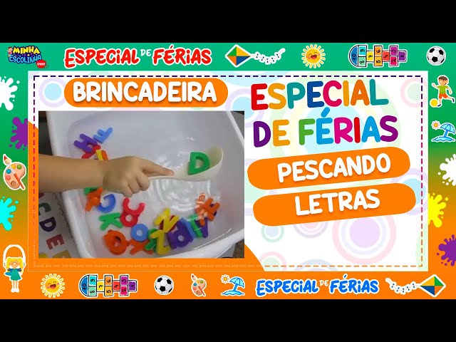 APRENDER BRINCANDO | FÉRIAS | ALFABETO | ABC |VÍDEOS EDUCATIVOS