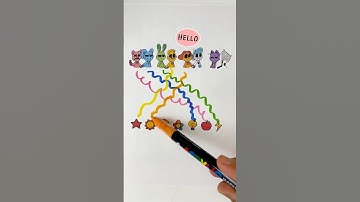 Poppy playtime smiling critters vertical matching puzzle