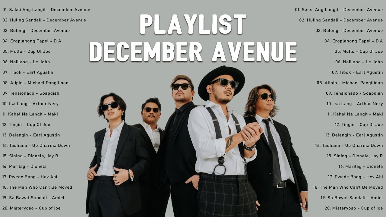 🎶December Avenue Playlist 2025 💘 Best OPM Hugot Songs | Viral Tagalog Love Hits on Spotify & YouTube