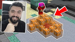 ŞANS BLOĞUNDAN YATAK ÇIKTI! Minecraft: ŞANS BLOKLU BED WARS