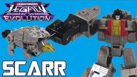 Transformers Legacy Evolution Core Class Dinobot Skarr Review