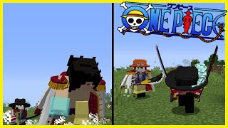 ANIMATED WEAPONS WITH ZORO THREE SWORD STYLE & WHITEBEARD! Minecraft One Piece Animated Weapons Mod