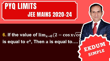 PYQ JEE Main 20 July 2021 Morning Shift limits