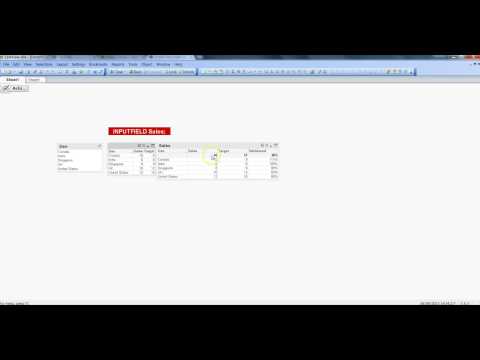 QlikView Tutorials | How to create and configure InputField in QlikView