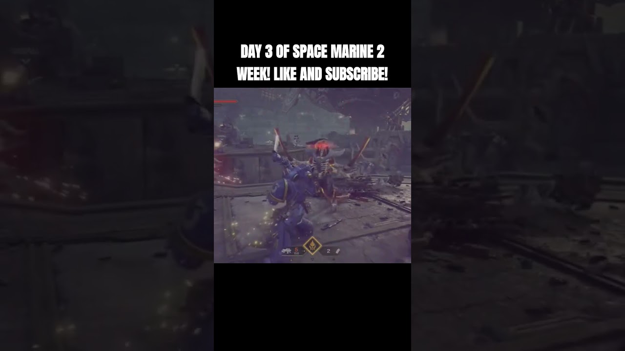 Clip from recent Warhammer 40k Space Marine 2 Gameplay 